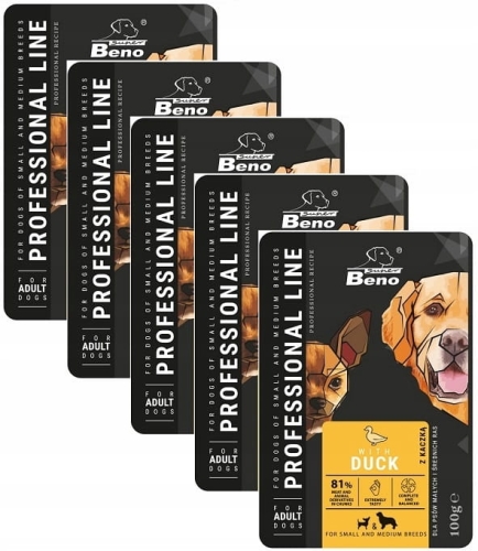 Super Beno Saszetki Kaczka 24 x 100g Małe i Średnie
