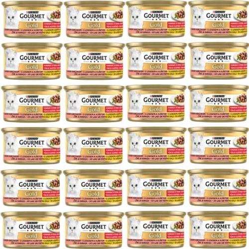 Purina Gourmet Gold Łosoś kurczak w sosie 24 x 85g