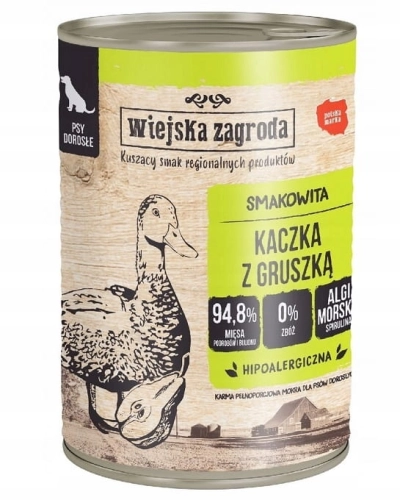 Wiejska Zagroda Kaczka z gruszką 400g