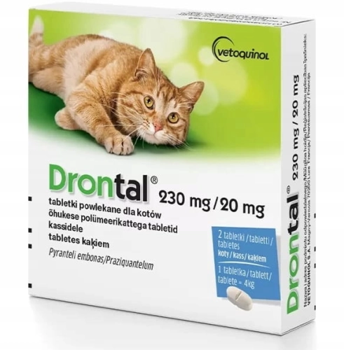 Bayer Drontal Odrobaczanie dla kota tabletki 2 szt