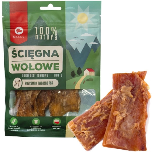 Maced Ścięgna wołowe Gryzak dla psa 100g