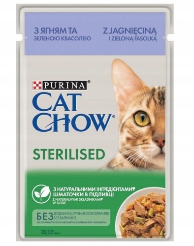 Purina Cat Chow Sterilised Jagnięcina 85g