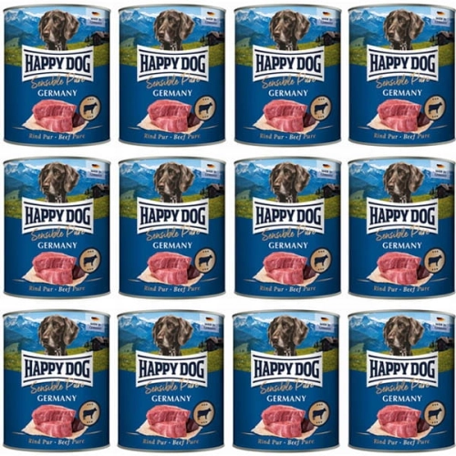 Happy Dog Sensible Pure Germany Wołowina 12 x 800g