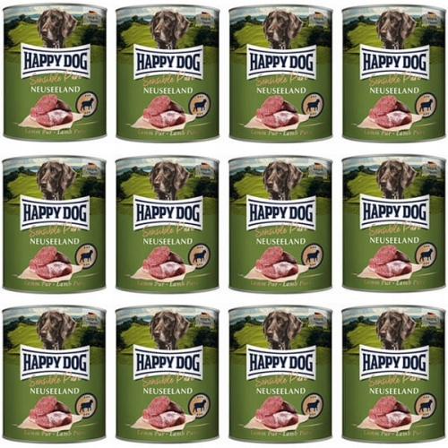 Happy Dog Sensible Pure Jagnięcina 100% 12 x 800g