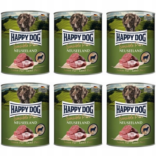 Happy Dog Sensible Pure Jagnięcina 100% 6 x 800g