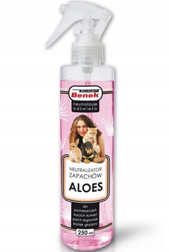 Super Benek Neutralizator zapachów Spray ALOES 250ml