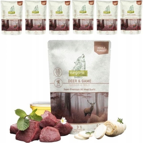 Isegrim Deer Game Saszetka 7x 410g Sarna Dziczyzna