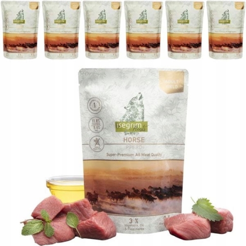 Isegrim Horse Konina Jednobiałkowa 7 x 410g