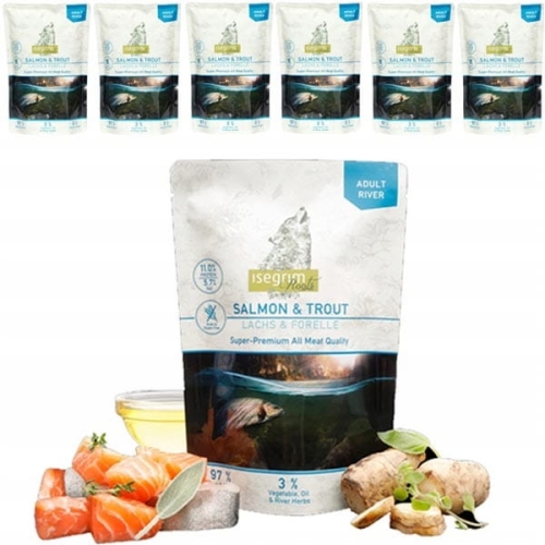 Isegrim Salmon Trout 7 x 410g Łosoś Pstrąg