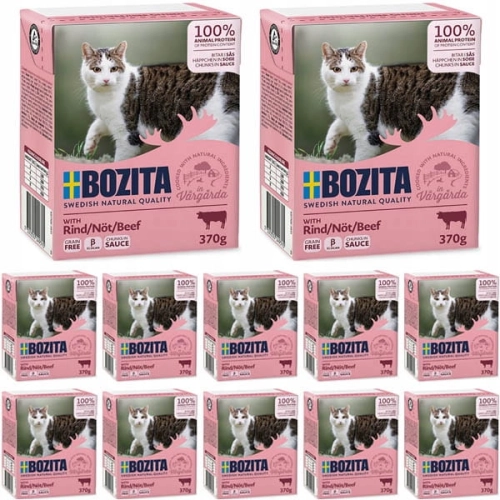 Bozita Feline z wołowiną w sosie 12 x 370g