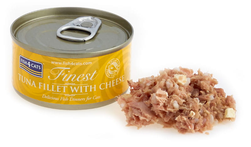 Fish4Cats mokra karma dla kota filety z tuńczyka z serem bez glutenu 70g 2