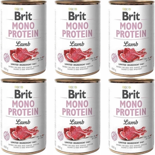 Brit Mono Protein Lamb Jagnięcina 6x400g