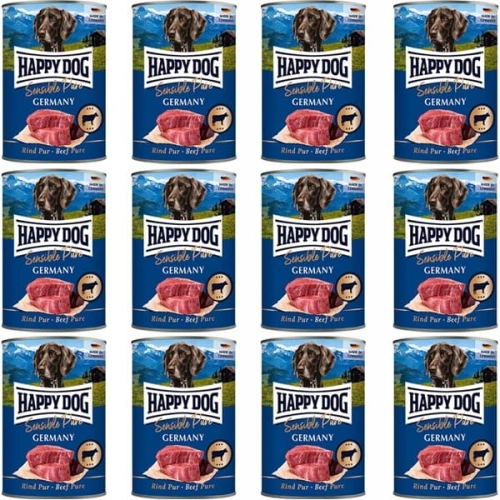 Happy Dog Sensible Pure Wołowina 100% 12 x 400g