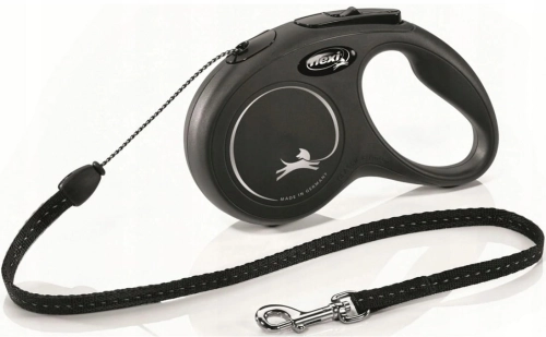 Flexi New Classic linka S 5m do 12kg czarna