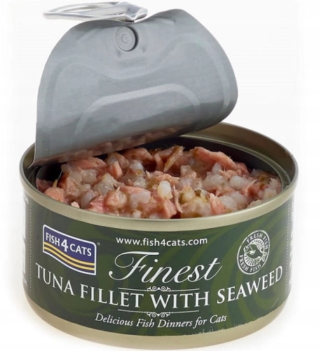 Fish4Cats Filety tuńczyka z algami 70g