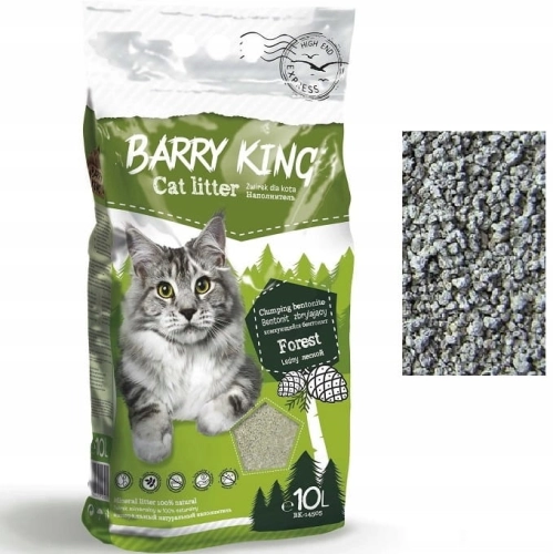 Barry King Żwirek bentonitowy leśny 10l