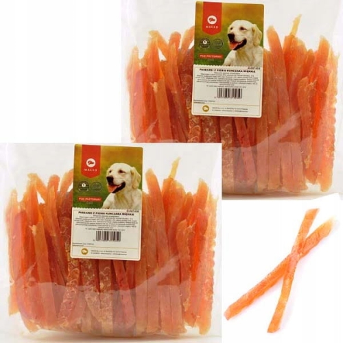 Maced Paski z piersi kurczaka miękkie 1kg