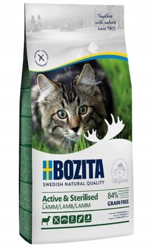 Bozita Feline Active Sterilised Lamb Kot 400g