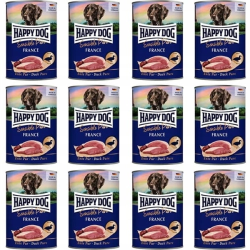Happy Dog Ente Pur 100% mięsa KACZKA 12 x 400g