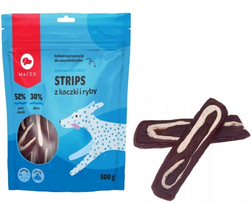 Maced Paski z kaczką i dorszem 500g Przysmak