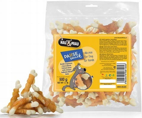 Hau&Miau Kostki wapienne z kurczakiem 500g