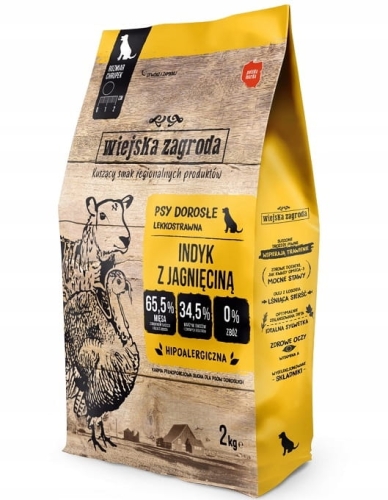 Wiejska Zagroda Indyk z jagnięciną 2kg