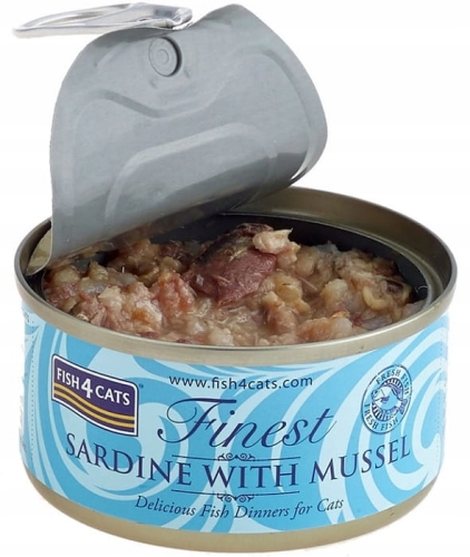 Fish4Cats Sardynka z Omułkiem 70g