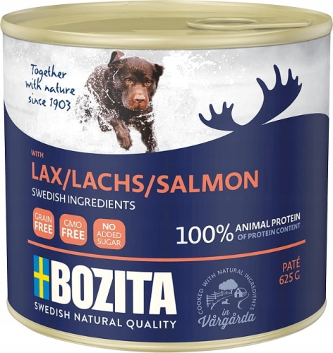 Bozita PIES Naturals 625g łosoś