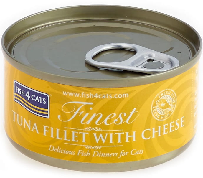 Fish4Cats mokra karma dla kota filety z tuńczyka z serem bez glutenu 70g 3