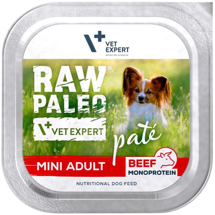 Raw Paleo Pate Mini Adult Beef Pasztet dla psów dorosłych Wołowina 150g 2.jpg