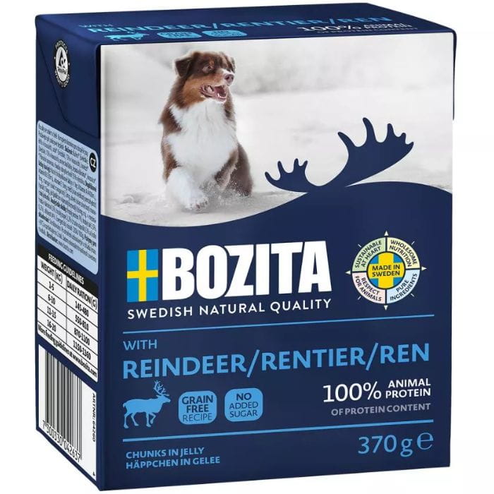 Bozita Mięsne kawałki z reniferem w galaretce 370g.jpg