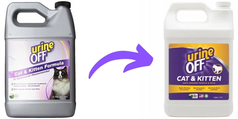 Urine Off Cat &amp; Kitten Preparat do usuwania moczu kotów i kociąt 3,78l zmiana.jpg