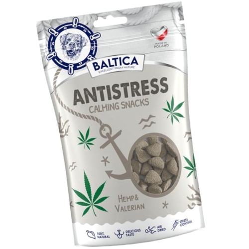 Przysmaki dla psa Baltica Snacks Antistress  z konopią 100g smaczki